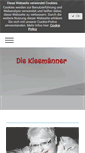 Mobile Screenshot of kleemaenner.de